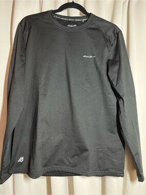 Bauer Men's Long-Sleeve Crew Neck Shirt - Black